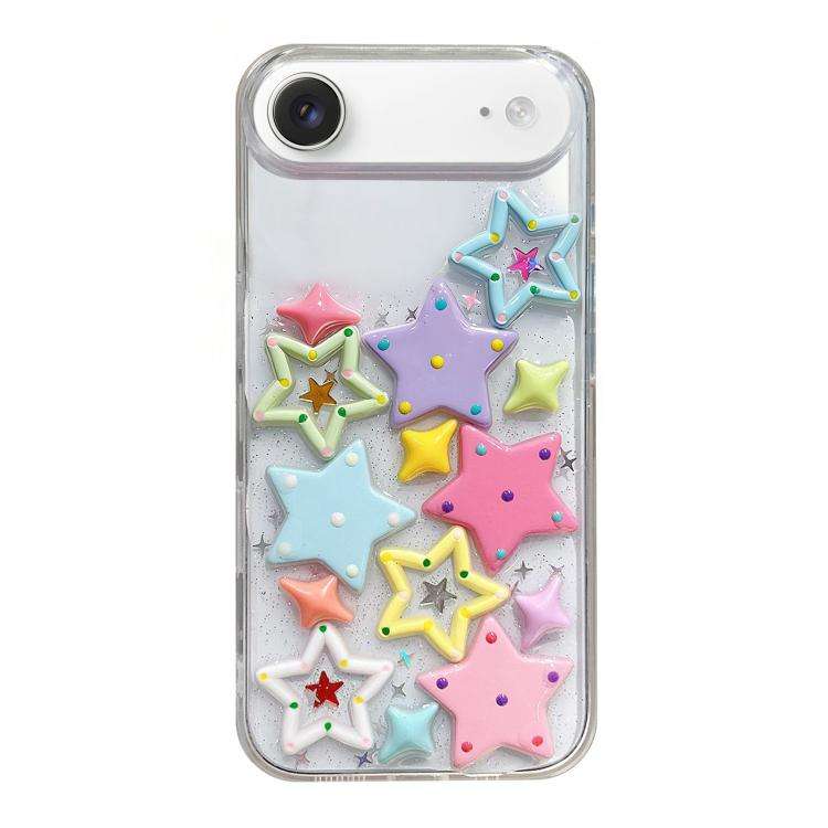 Epoxy Acrylic Hybrid TPU Phone Case, For iPhone 18 Pro / 17 Pro, For iPhone 18 Pro Max / 17 Pro M...
