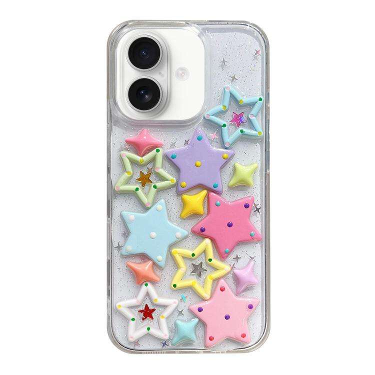 Epoxy Acrylic Hybrid TPU Phone Case, For iPhone 18 Pro / 17 Pro, For iPhone 18 Pro Max / 17 Pro M...