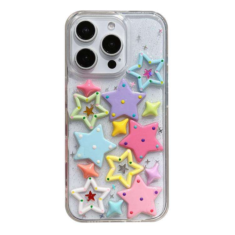 Epoxy Acrylic Hybrid TPU Phone Case, For iPhone 18 Pro / 17 Pro, For iPhone 18 Pro Max / 17 Pro M...