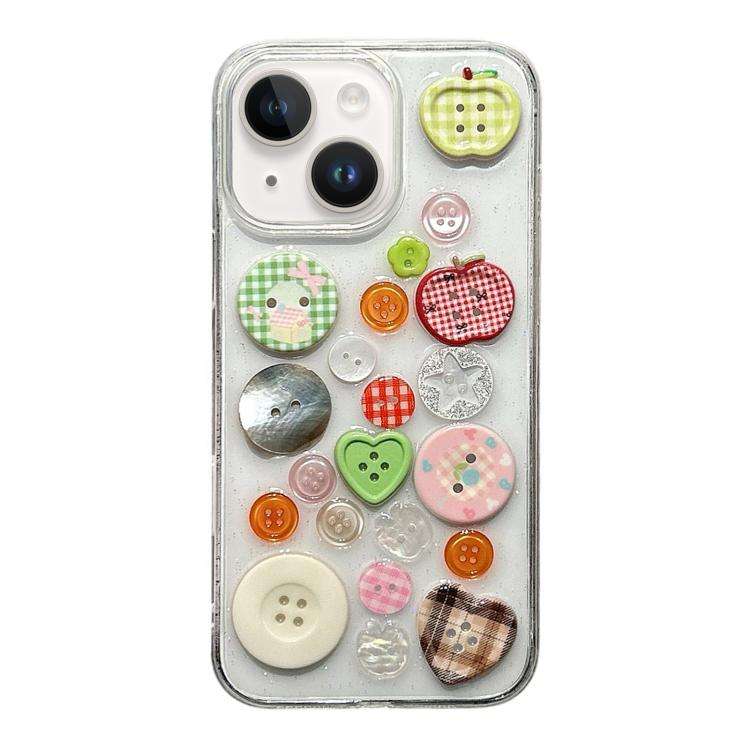 Epoxy Acrylic Hybrid TPU Phone Case, For iPhone 15 Pro, For iPhone 15 Plus, For iPhone 15, For iP...