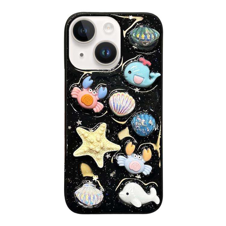 Epoxy Acrylic Hybrid TPU Phone Case, For iPhone 15 Pro, For iPhone 15 Plus, For iPhone 15, For iP...