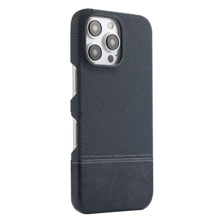 Stitching Cloth MagSafe Magnetic PC Hybrid PU Phone Case, For iPhone 18 Pro / 17 Pro, For iPhone ...