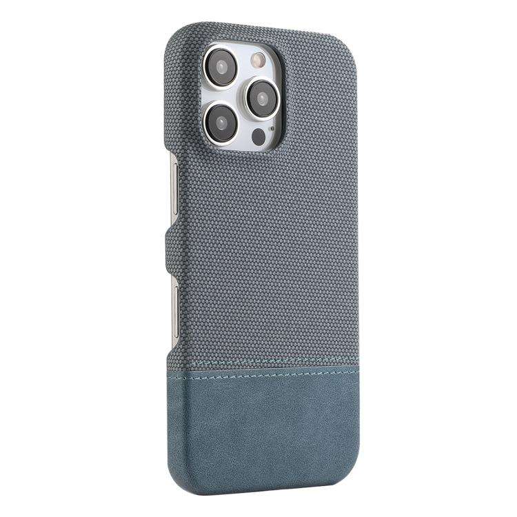 Stitching Cloth MagSafe Magnetic PC Hybrid PU Phone Case, For iPhone 18 Pro / 17 Pro, For iPhone ...