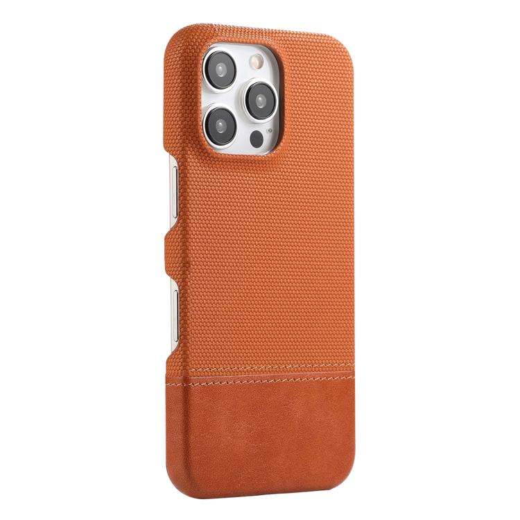 Stitching Cloth MagSafe Magnetic PC Hybrid PU Phone Case, For iPhone 18 Pro / 17 Pro, For iPhone ...