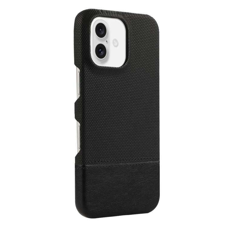 Stitching Cloth MagSafe Magnetic PC Hybrid PU Phone Case, For iPhone 18 Pro / 17 Pro, For iPhone ...
