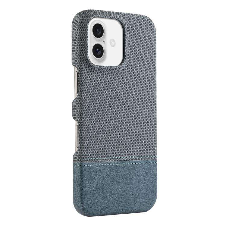 Stitching Cloth MagSafe Magnetic PC Hybrid PU Phone Case, For iPhone 18 Pro / 17 Pro, For iPhone ...