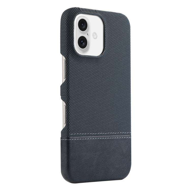 Stitching Cloth MagSafe Magnetic PC Hybrid PU Phone Case, For iPhone 18 Pro / 17 Pro, For iPhone ...