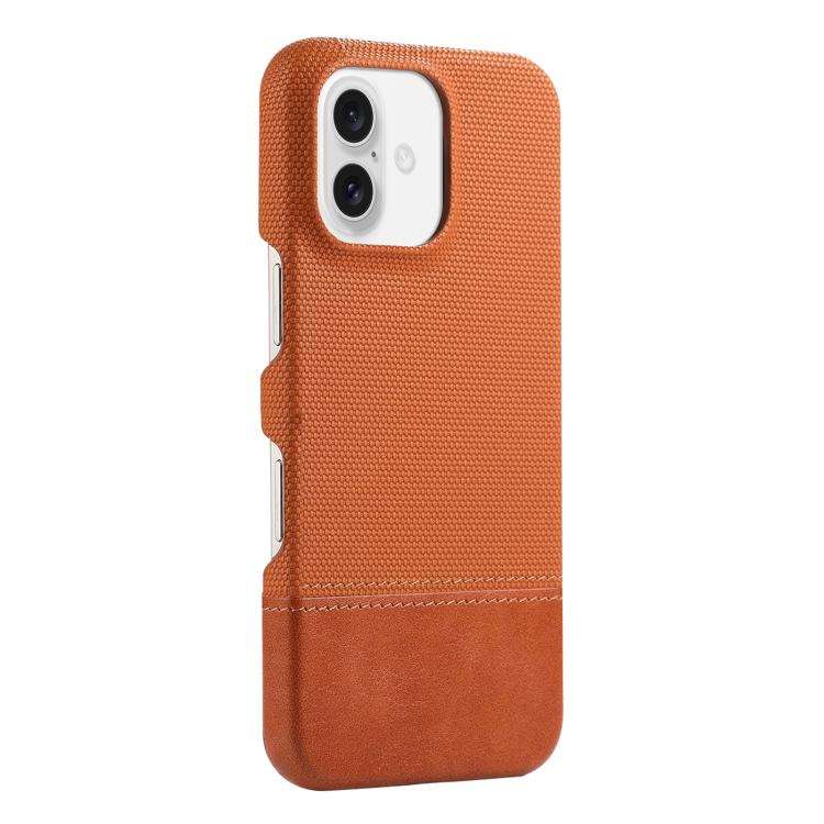 Stitching Cloth MagSafe Magnetic PC Hybrid PU Phone Case, For iPhone 18 Pro / 17 Pro, For iPhone ...