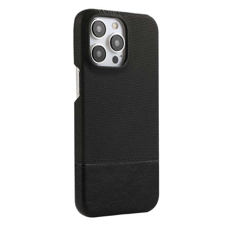 Stitching Cloth MagSafe Magnetic PC Hybrid PU Phone Case, For iPhone 15 Pro Max, For iPhone 15 Pr...