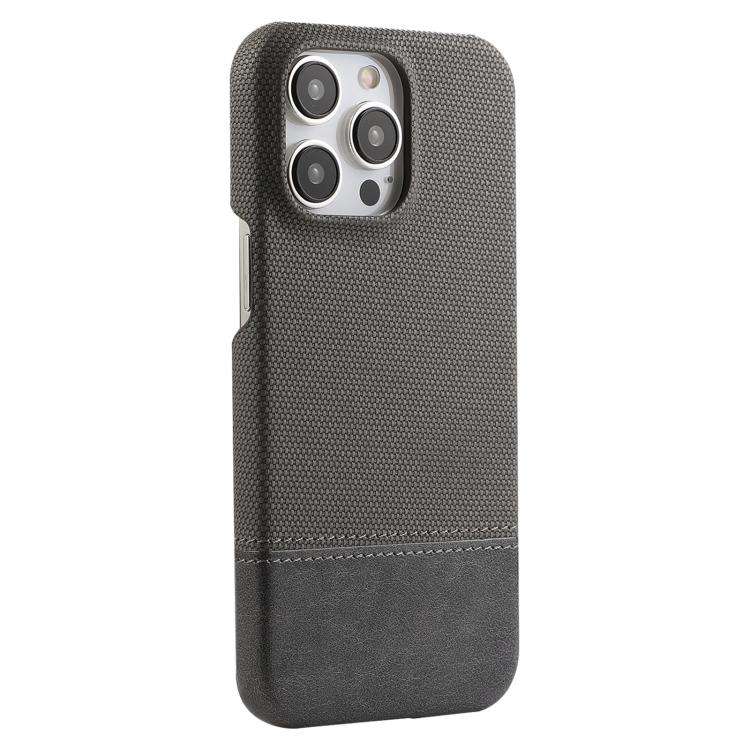 Stitching Cloth MagSafe Magnetic PC Hybrid PU Phone Case, For iPhone 15 Pro Max, For iPhone 15 Pr...