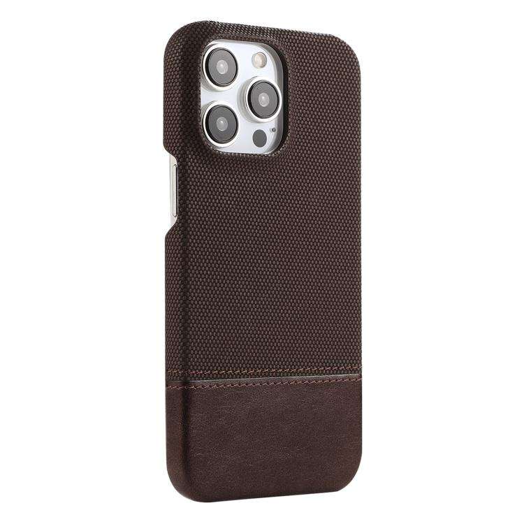 Stitching Cloth MagSafe Magnetic PC Hybrid PU Phone Case, For iPhone 15 Pro Max, For iPhone 15 Pr...