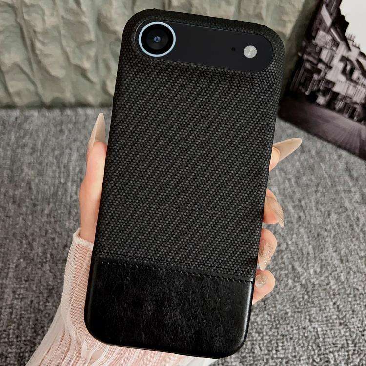 Stitching Cloth MagSafe Magnetic PC Hybrid PU Phone Case, For iPhone 18 Pro / 17 Pro, For iPhone ...