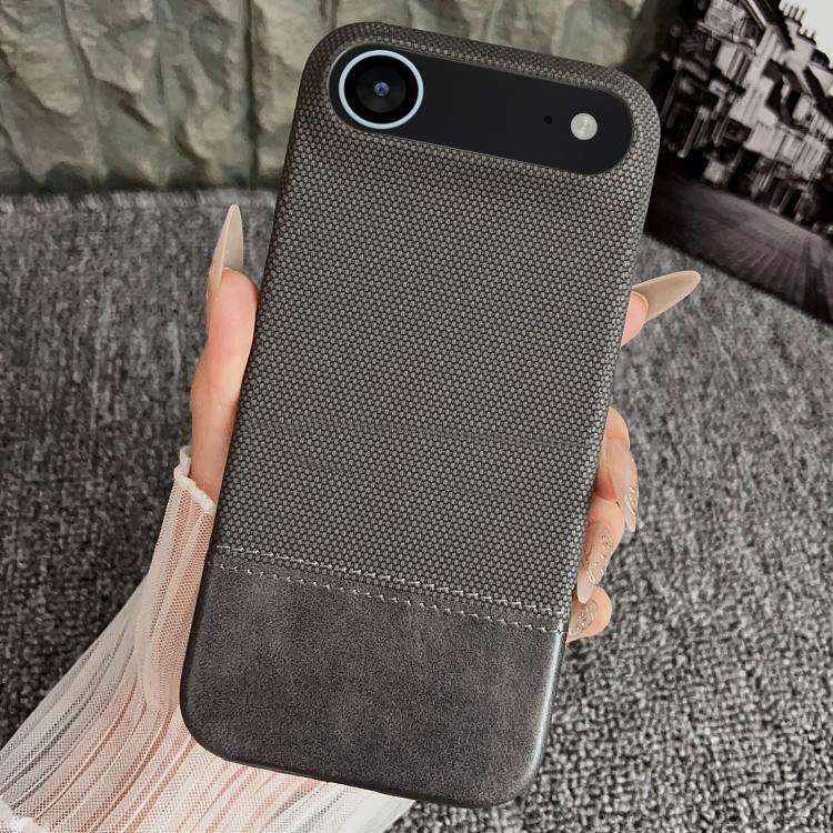 Stitching Cloth MagSafe Magnetic PC Hybrid PU Phone Case, For iPhone 18 Pro / 17 Pro, For iPhone ...