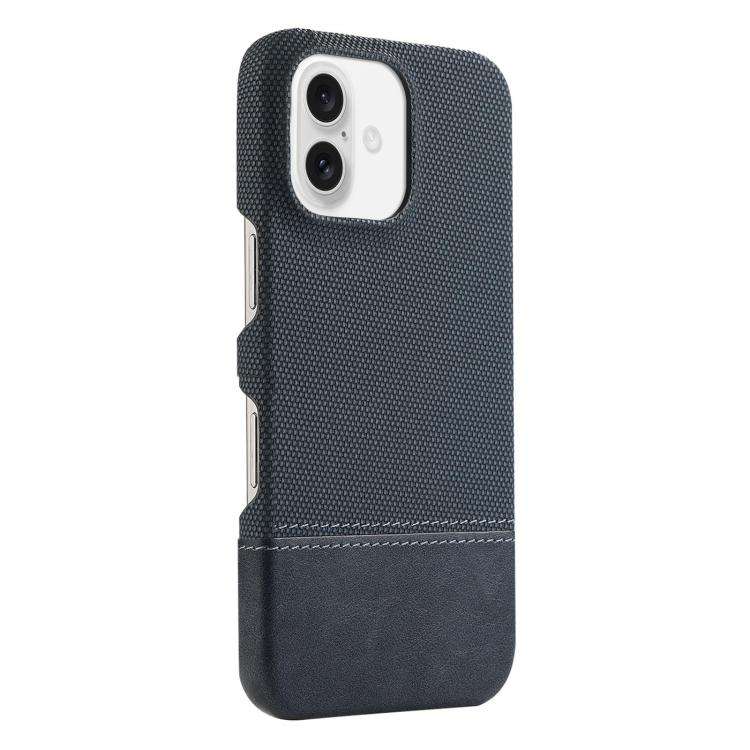 Stitching Cloth MagSafe Magnetic PC Hybrid PU Phone Case, For iPhone 18 Pro / 17 Pro, For iPhone ...