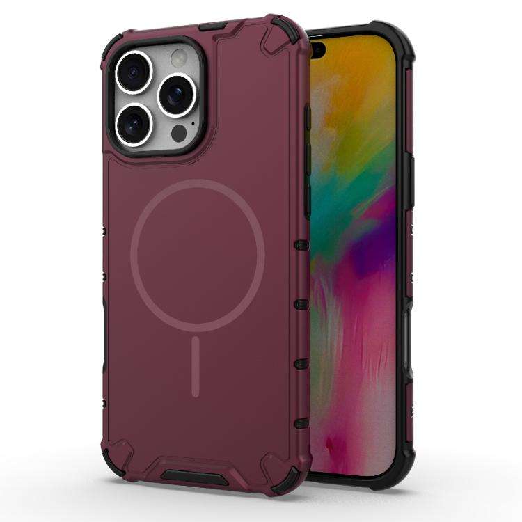 Grating Solid Color MagSafe Magnetic Phone Case, For iPhone 18 Pro / 17 Pro, For iPhone 18 Pro Ma...
