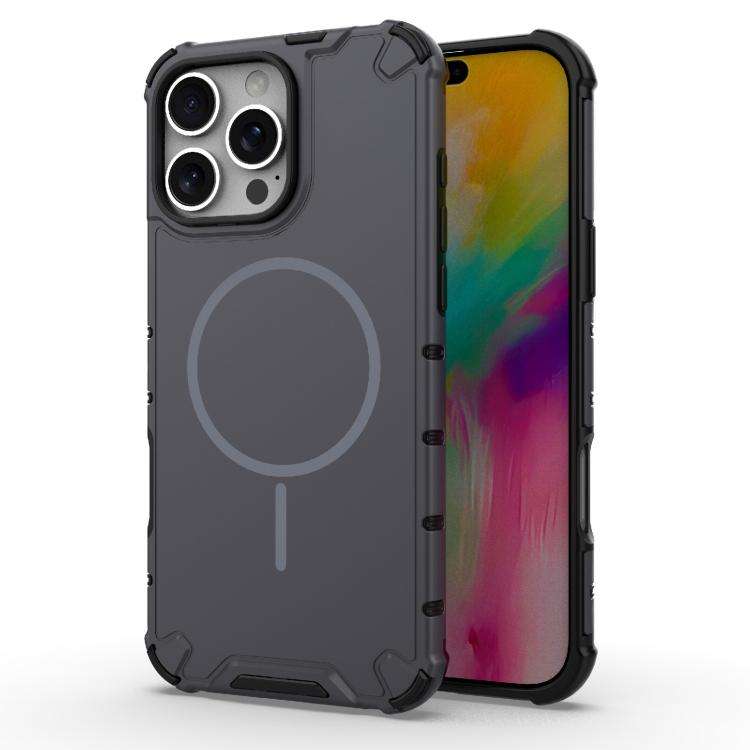 Grating Solid Color MagSafe Magnetic Phone Case, For iPhone 18 Pro / 17 Pro, For iPhone 18 Pro Ma...