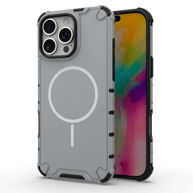 Grating Solid Color MagSafe Magnetic Phone Case, For iPhone 18 Pro / 17 Pro, For iPhone 18 Pro Ma...