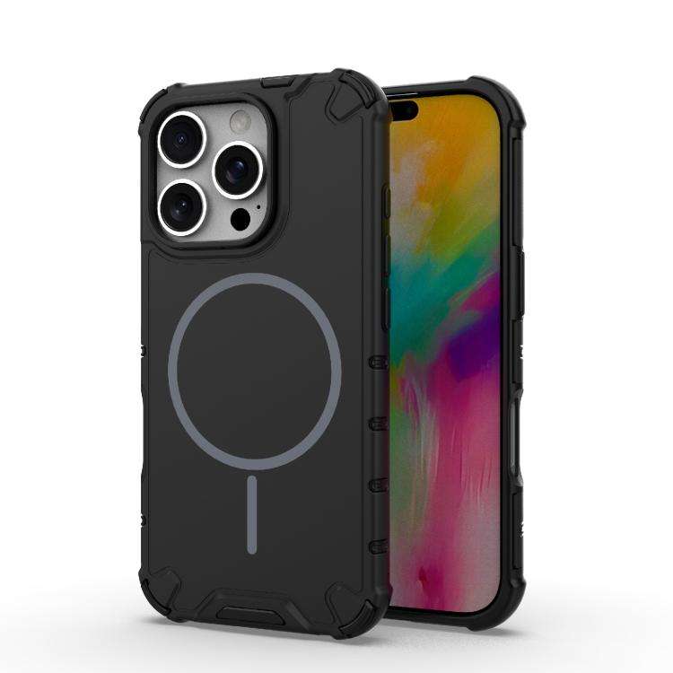 Grating Solid Color MagSafe Magnetic Phone Case, For iPhone 18 Pro / 17 Pro, For iPhone 18 Pro Ma...