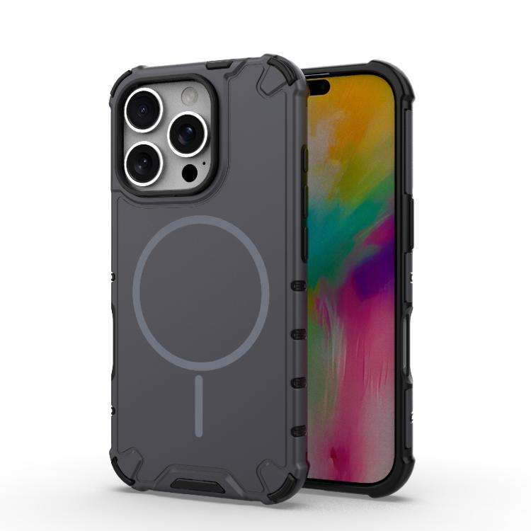 Grating Solid Color MagSafe Magnetic Phone Case, For iPhone 18 Pro / 17 Pro, For iPhone 18 Pro Ma...
