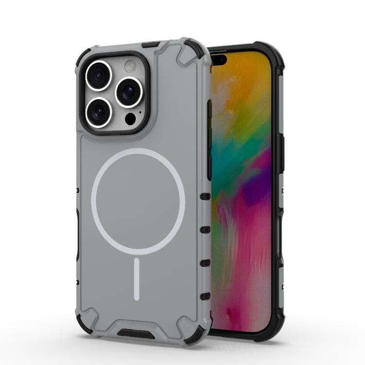 Grating Solid Color MagSafe Magnetic Phone Case, For iPhone 18 Pro / 17 Pro, For iPhone 18 Pro Ma...