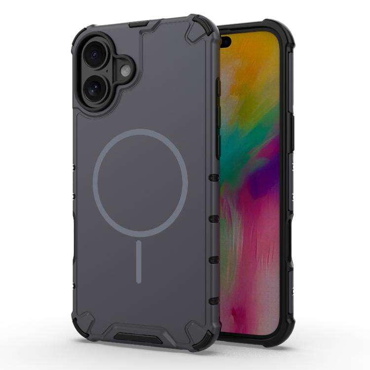 Grating Solid Color MagSafe Magnetic Phone Case, For iPhone 18 Pro / 17 Pro, For iPhone 18 Pro Ma...