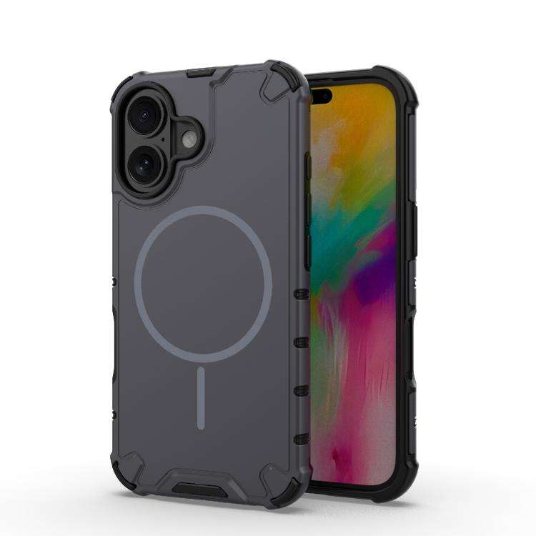 Grating Solid Color MagSafe Magnetic Phone Case, For iPhone 18 Pro / 17 Pro, For iPhone 18 Pro Ma...