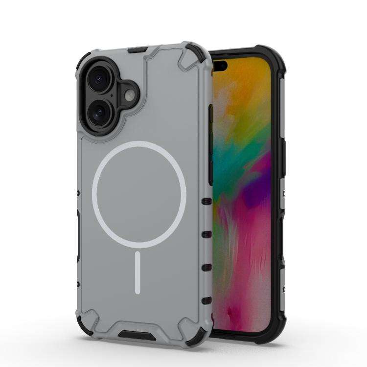 Grating Solid Color MagSafe Magnetic Phone Case, For iPhone 18 Pro / 17 Pro, For iPhone 18 Pro Ma...
