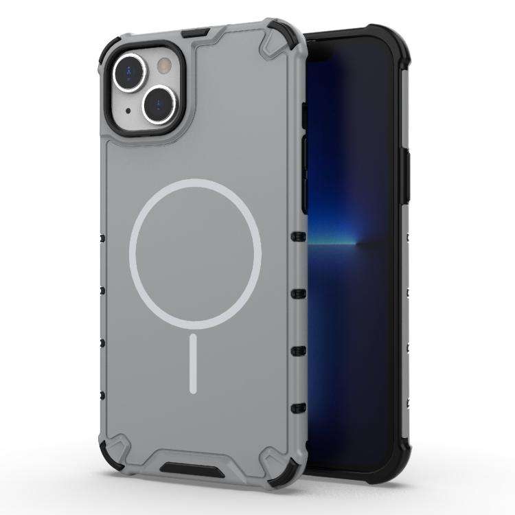 Grating Solid Color MagSafe Magnetic Phone Case, For iPhone 15 Pro Max, For iPhone 15 Pro, For iP...
