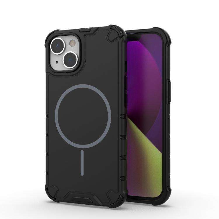 Grating Solid Color MagSafe Magnetic Phone Case, For iPhone 15 Pro Max, For iPhone 15 Pro, For iP...