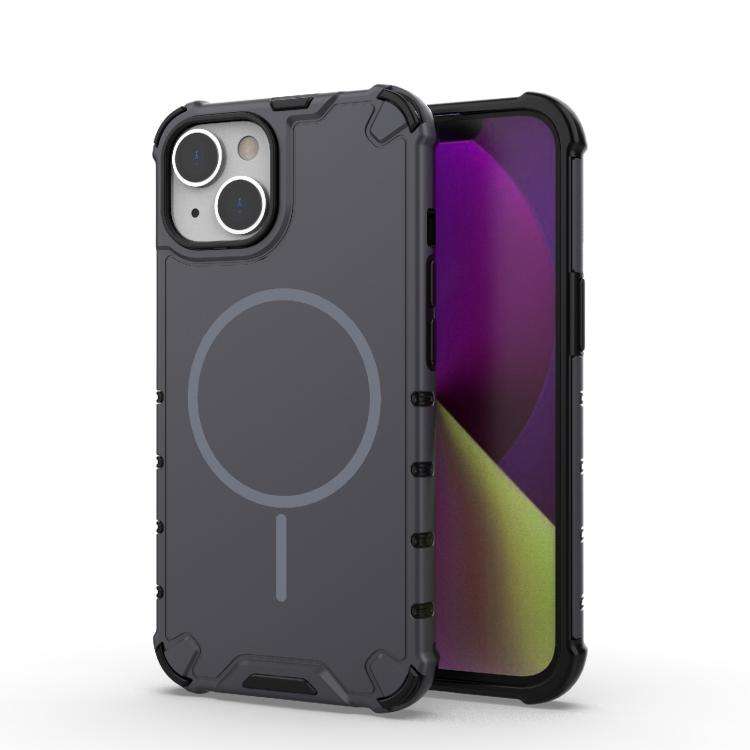 Grating Solid Color MagSafe Magnetic Phone Case, For iPhone 15 Pro Max, For iPhone 15 Pro, For iP...