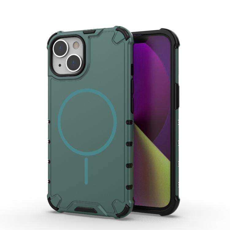 Grating Solid Color MagSafe Magnetic Phone Case, For iPhone 15 Pro Max, For iPhone 15 Pro, For iP...