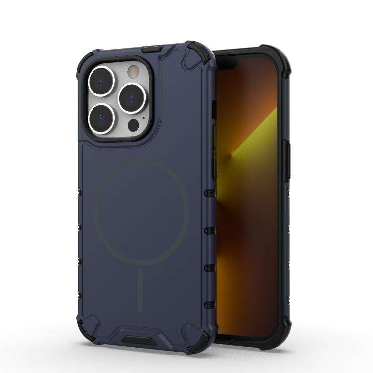 Grating Solid Color MagSafe Magnetic Phone Case, For iPhone 15 Pro Max, For iPhone 15 Pro, For iP...