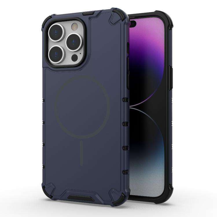 Grating Solid Color MagSafe Magnetic Phone Case, For iPhone 15 Pro Max, For iPhone 15 Pro, For iP...
