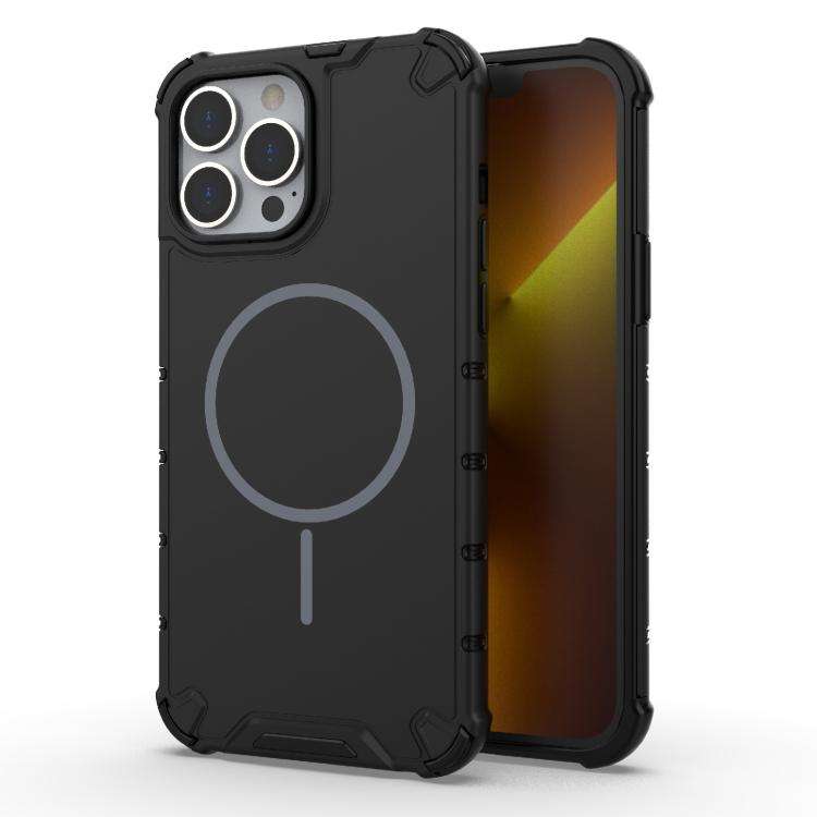 Grating Solid Color MagSafe Magnetic Phone Case, For iPhone 15 Pro Max, For iPhone 15 Pro, For iP...