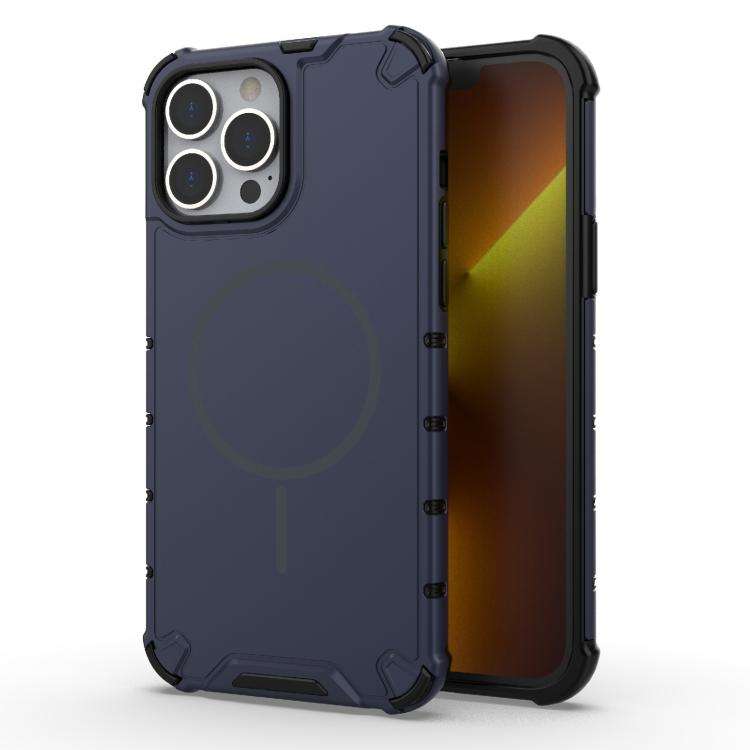 Grating Solid Color MagSafe Magnetic Phone Case, For iPhone 15 Pro Max, For iPhone 15 Pro, For iP...