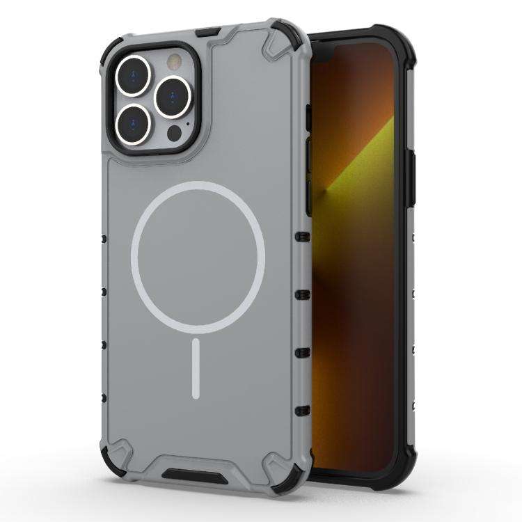 Grating Solid Color MagSafe Magnetic Phone Case, For iPhone 15 Pro Max, For iPhone 15 Pro, For iP...