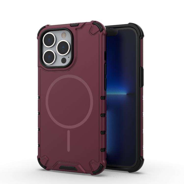Grating Solid Color MagSafe Magnetic Phone Case, For iPhone 13 Pro, For iPhone 13, For iPhone 12 ...