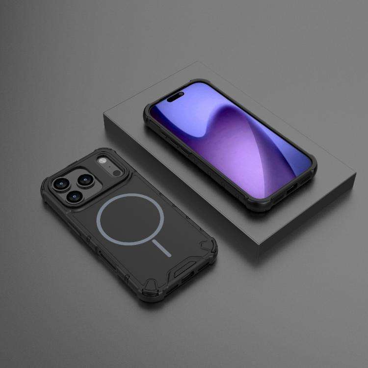 Grating Solid Color MagSafe Magnetic Phone Case, For iPhone 18 Pro / 17 Pro, For iPhone 18 Pro Ma...
