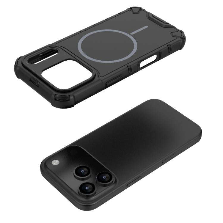 Grating Solid Color MagSafe Magnetic Phone Case, For iPhone 18 Pro / 17 Pro, For iPhone 18 Pro Ma...