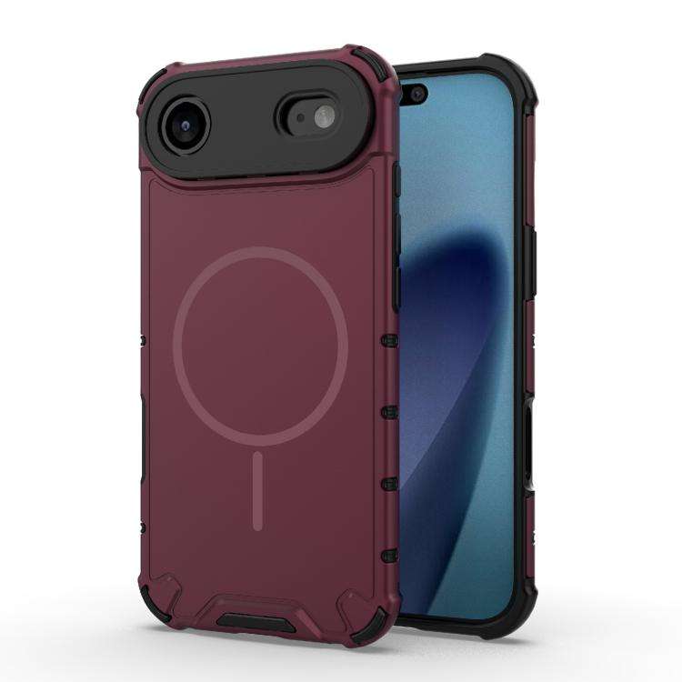 Grating Solid Color MagSafe Magnetic Phone Case, For iPhone 18 Pro / 17 Pro, For iPhone 18 Pro Ma...