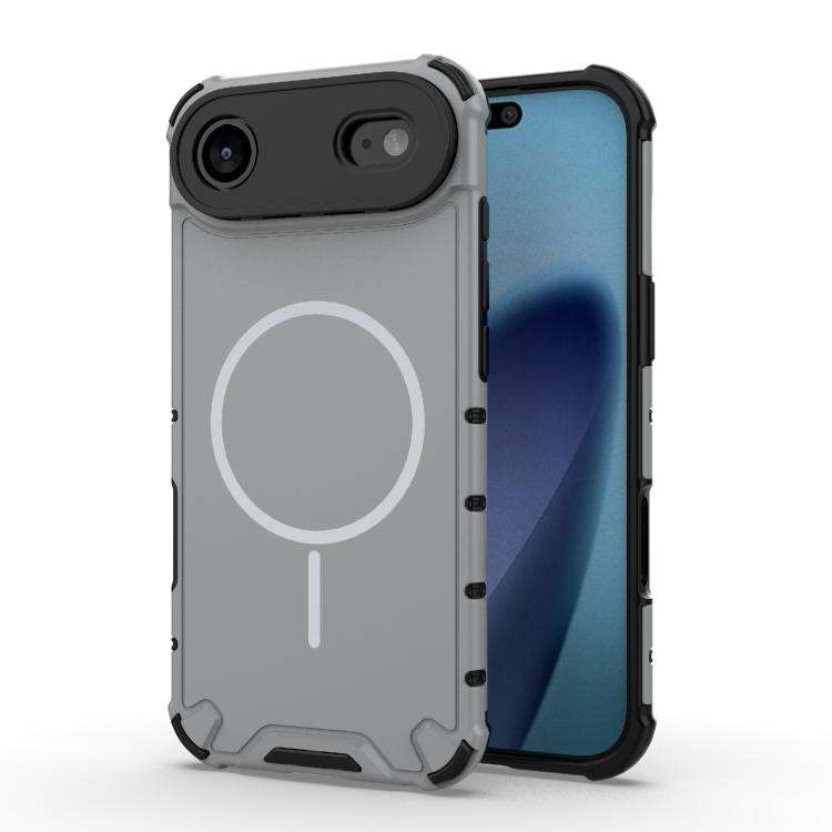 Grating Solid Color MagSafe Magnetic Phone Case, For iPhone 18 Pro / 17 Pro, For iPhone 18 Pro Ma...