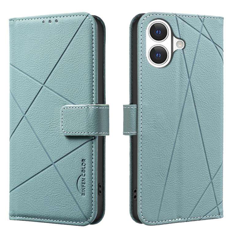 Geometric Pattern RFID Leather Phone Case, For iPhone 18 Pro/17 Pro, For iPhone 18 Pro Max/17 Pro...