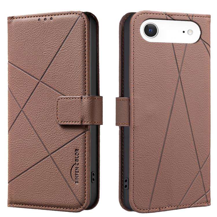 Geometric Pattern RFID Leather Phone Case, For iPhone 18 Pro/17 Pro, For iPhone 18 Pro Max/17 Pro...