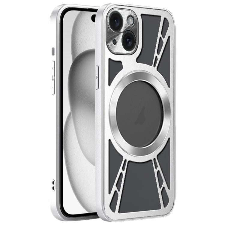 Silicone Cooling Hollow Metal MagSafe Phone Case, For iPhone 17 Pro Max, For iPhone 17 Pro, For i...