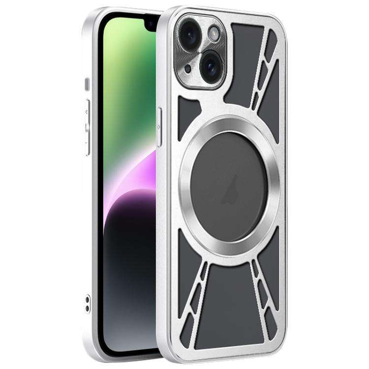 Silicone Cooling Hollow Metal MagSafe Phone Case, For iPhone 17 Pro Max, For iPhone 17 Pro, For i...