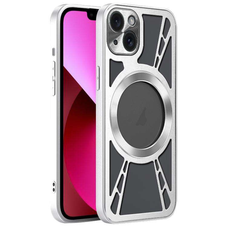 Silicone Cooling Hollow Metal MagSafe Phone Case, For iPhone 17 Pro Max, For iPhone 17 Pro, For i...