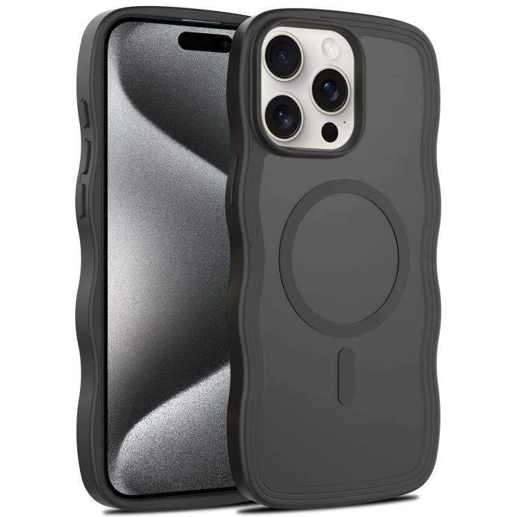 Skin Feel Wave Texture MagSafe Phone Case, For iPhone 17e / 16e, For iPhone 17, For iPhone Air, F...