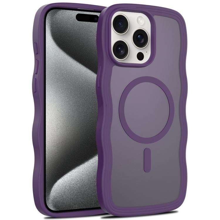 Skin Feel Wave Texture MagSafe Phone Case, For iPhone 17e / 16e, For iPhone 17, For iPhone Air, F...