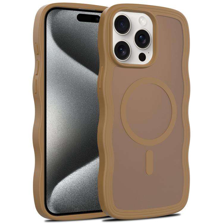 Skin Feel Wave Texture MagSafe Phone Case, For iPhone 17e / 16e, For iPhone 17, For iPhone Air, F...