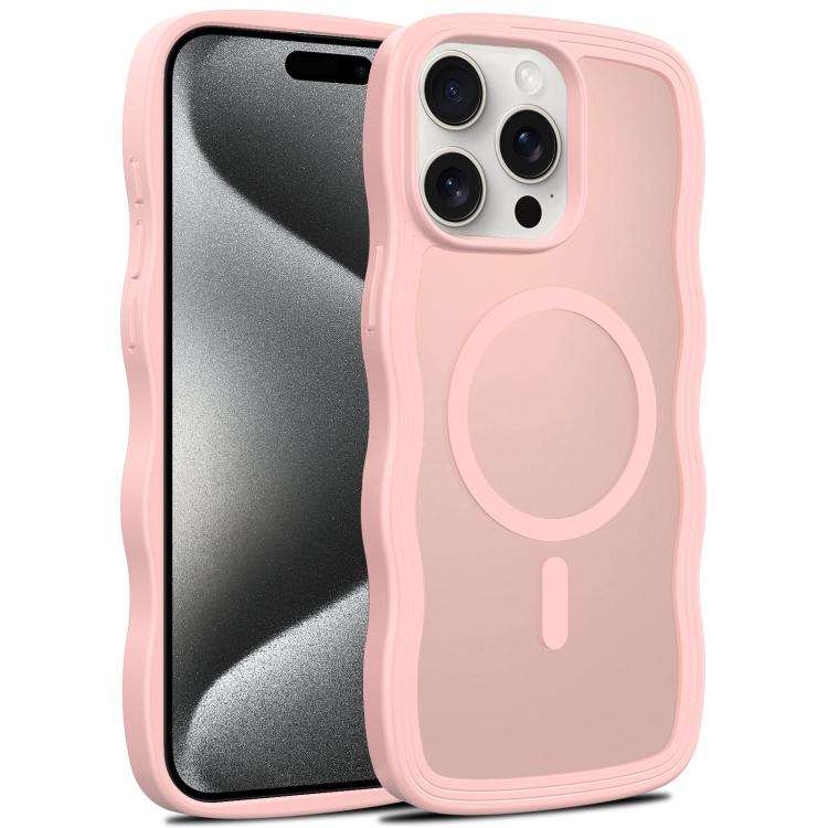 Skin Feel Wave Texture MagSafe Phone Case, For iPhone 17e / 16e, For iPhone 17, For iPhone Air, F...